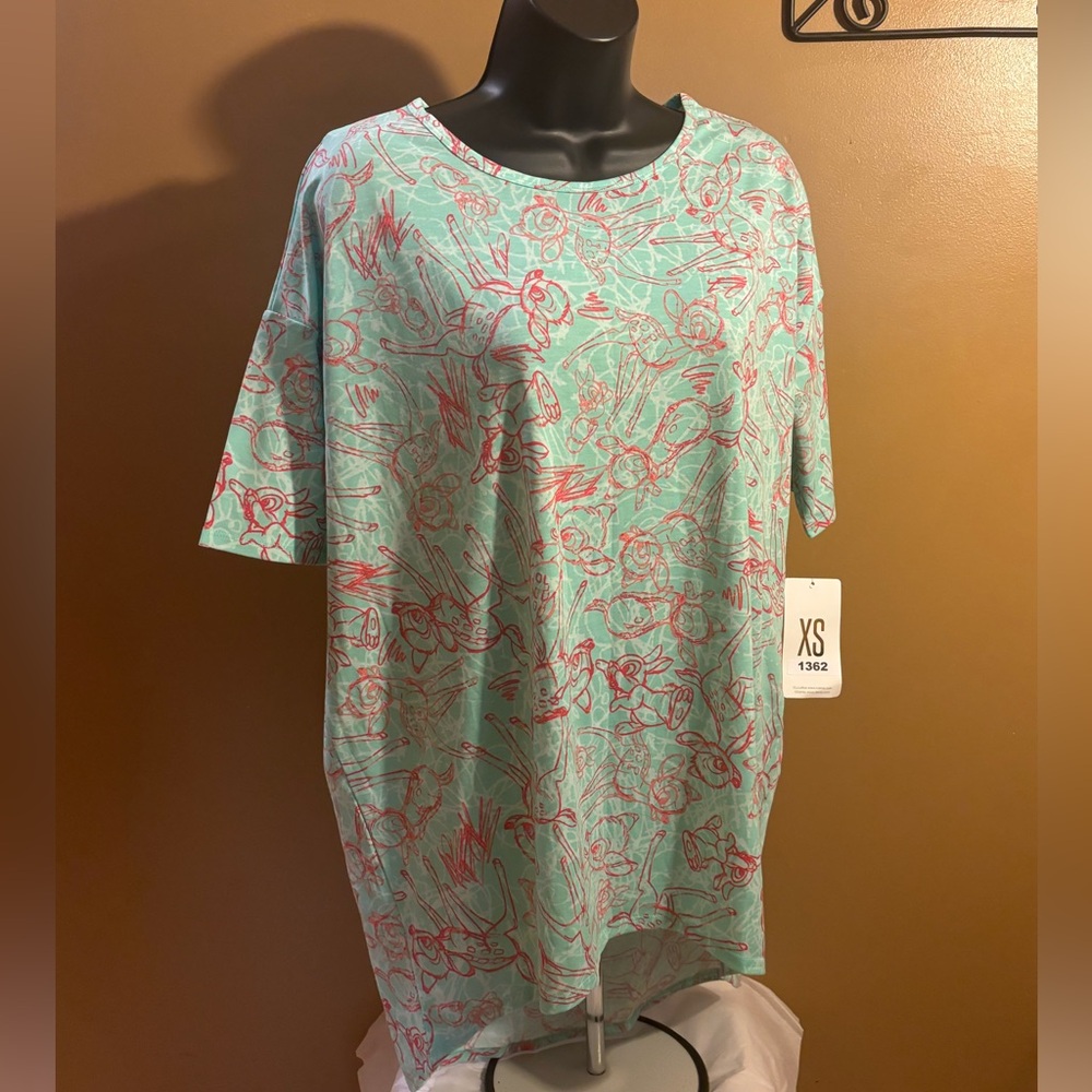 Disney Lularoe Bambi Irma Top XS